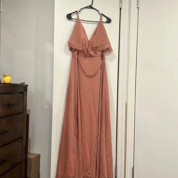 SHEIN | Dresses | Size L Dusty Pink Bridesmaid Dress | Poshmark